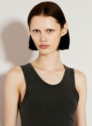 Entire Studios Cropped Tank Top Black ent0255016