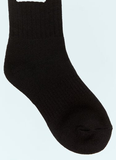 Human Made Logo Jacquard Socks Black hmd0156036