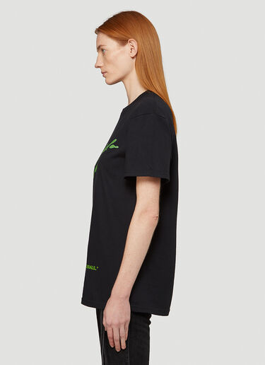No Morals T-Shirt Mowalola No Morals T-Shirt Black mow0342003
