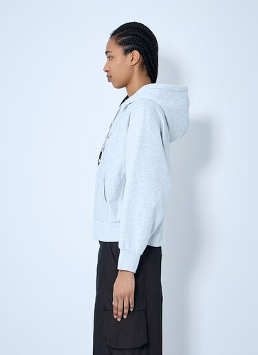 Carhartt WIP W' Hooded American Script Sweatshirt White wip0259003