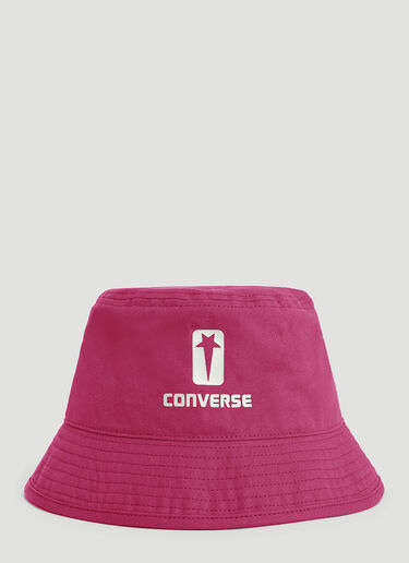 Rick Owens DRKSHDW x Converse 로고 프린트 버킷 햇 핑크 dsc0352006