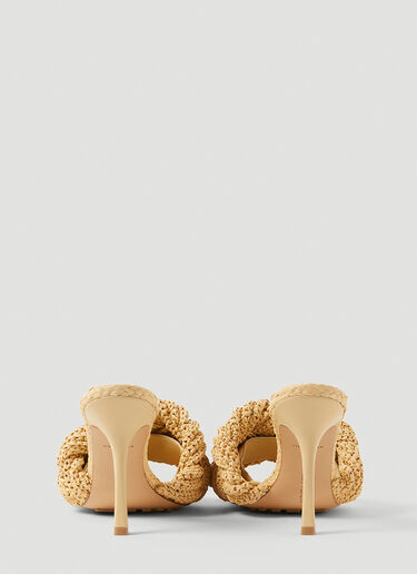 Bottega Veneta Lido High Heel Mules Beige bov0251079