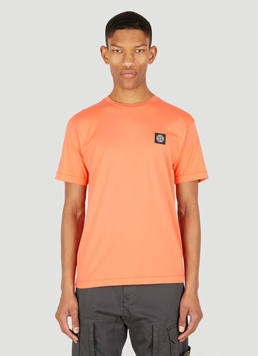Stone Island Compass Patch T-Shirt Orange sto0148038