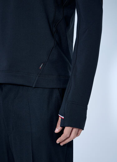 LN-CC® - Moncler Grenoble: Polartec® Polo Neck - Black Moncler Grenoble Polartec® Polo Neck Black mog0165008