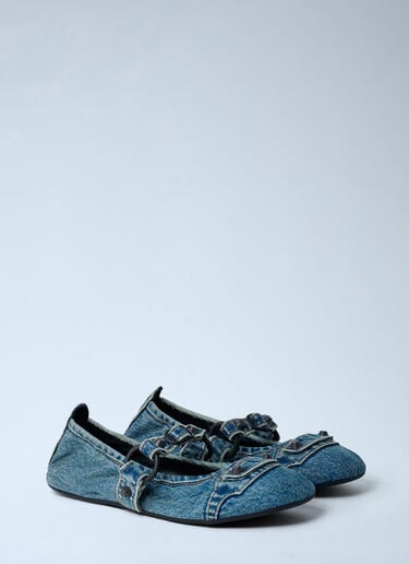Balenciaga City Ballerina Flats Blue bal0262012
