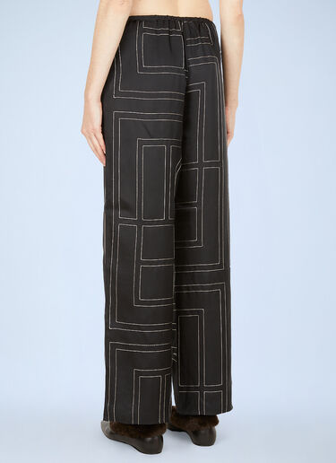 Monogram Pants TOTEME Monogram Pants Black tot0251009