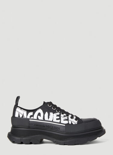 Alexander McQueen 그래피티 트레드 슬릭 스니커즈 블랙 amq0251082