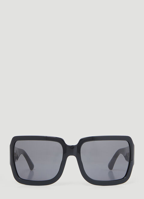Dries Van Noten Oversized Square Sunglasses Brown dvn0154022