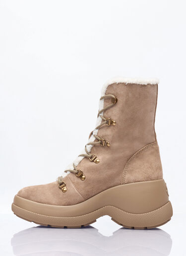 Moncler Resile Trek Ankle Boots Beige mon0258033