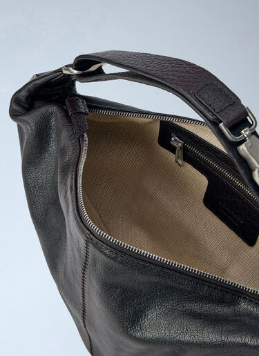 LN-CC® - Lemaire: Mini Quiver Clip Bag - Dark Brown Lemaire Mini Quiver Clip Bag Dark Brown lem0266023
