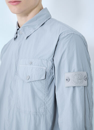 Stone Island Ghost Compass Patch Shirt Beige sto0160003