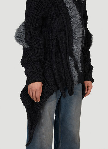 Ottolinger Panelled Knit Sweater Black ott0150004
