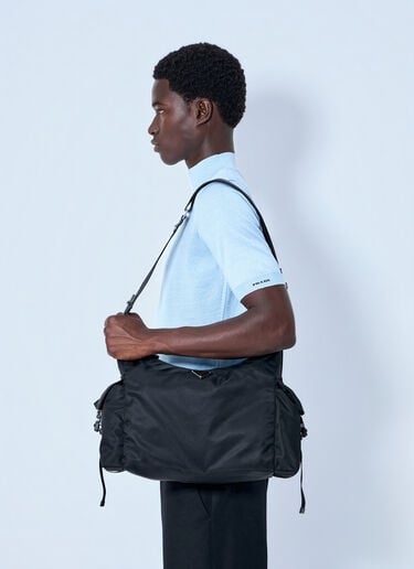 LN-CC® - Prada: Explore in Re-Nylon Crossbody Bag - Black Prada Explore in Re-Nylon Crossbody Bag Black pra0165001