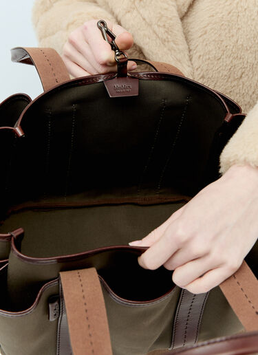 Max Mara 지아르디니에라 토트백 그린 max0256074