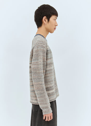 Stüssy Contrast Collar Crewneck Sweater Grey sts0158007