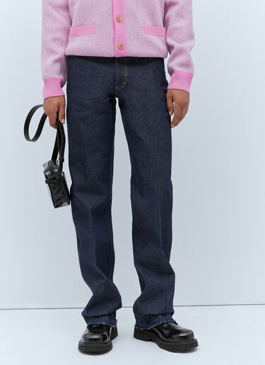 Gucci Raw Hem Jeans Dark Blue guc0154003