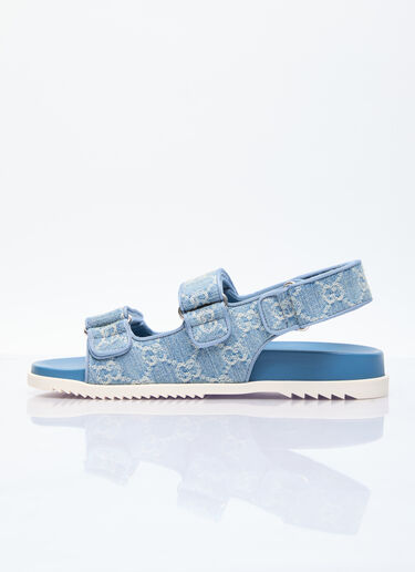 Gucci GG Denim Sandals Blue guc0255081