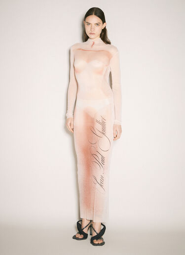 Jean Paul Gaultier Le Classique 맥시 원피스 핑크 jpg0259022