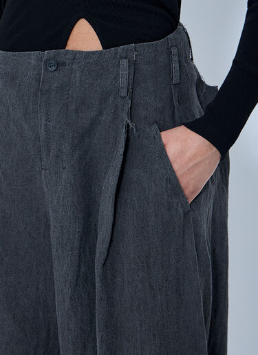 LIMI Feu Tuck Wide Pants Grey lmf0264007