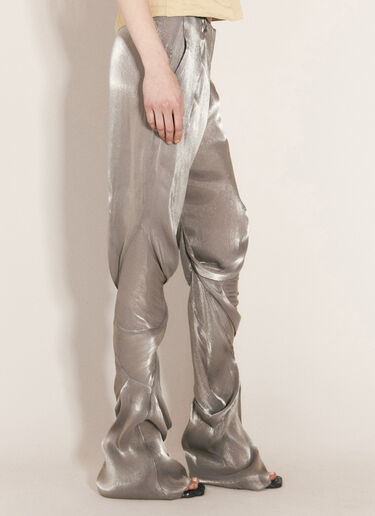 Kiko Kostadinov Orpheus Metallic Pants Silver kko0256002