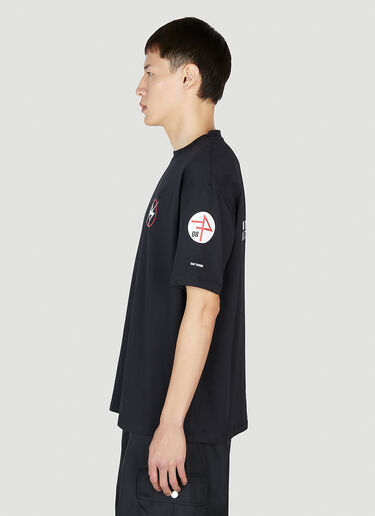 Raf Simons x Fred Perry 印花 T 恤 黑色 rsf0152010