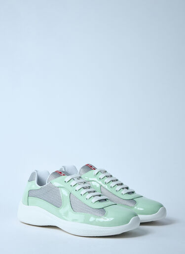 Prada America's Cup Sneakers Green pra0159009