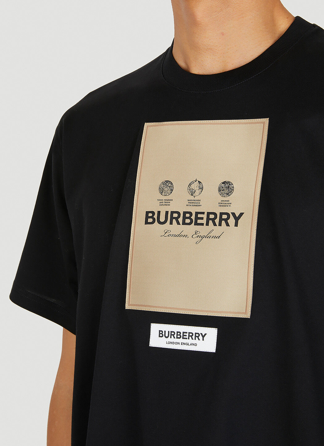 Burberry patch discount t shirt