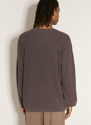 Our Legacy Popover Knit Sweater Purple our0157007