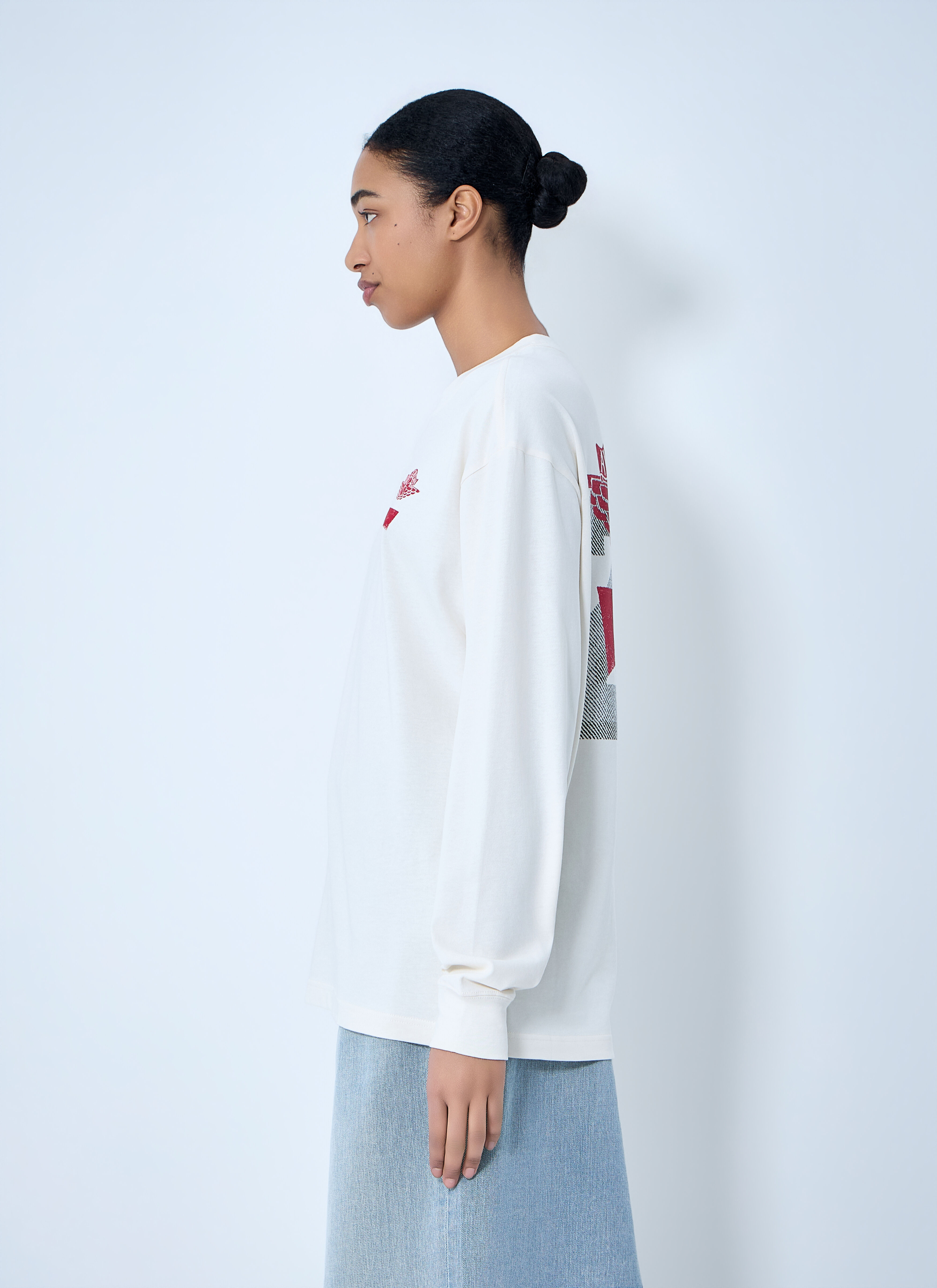 レア 希少 Jordan 長袖Tシャツ ホワイト Levi's x Jordan レディース 長袖Tシャツ の ホワイト | LN-CC®