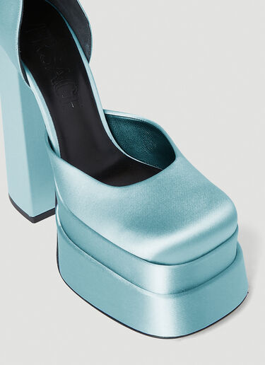 Versace Medusa Aevitas Platform Pumps Blue vrs0251032