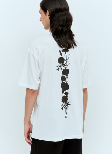 Song for the Mute Logo Print T-Shirt White sfm0156008