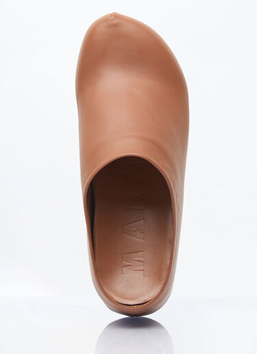 Marni Chunky Sabot Clogs Brown mni0259019