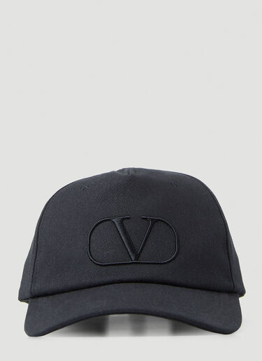 Valentino 徽标棒球帽 黑 val0148034