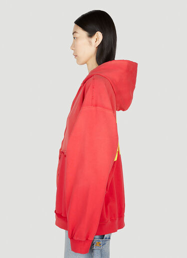 Balenciaga 徽标印花连帽运动衫 红色 bal0252032