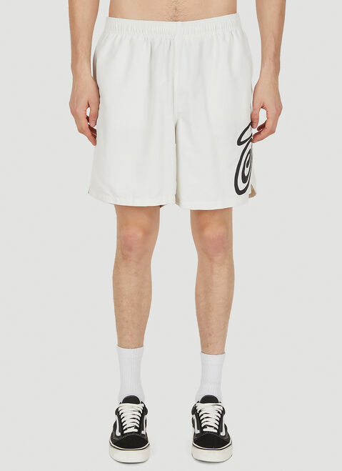 Stüssy Curly S Water Shorts Blue sts0350008