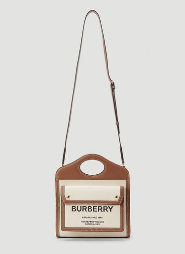 Burberry Pocket Mini Handbag Brown bur0243092