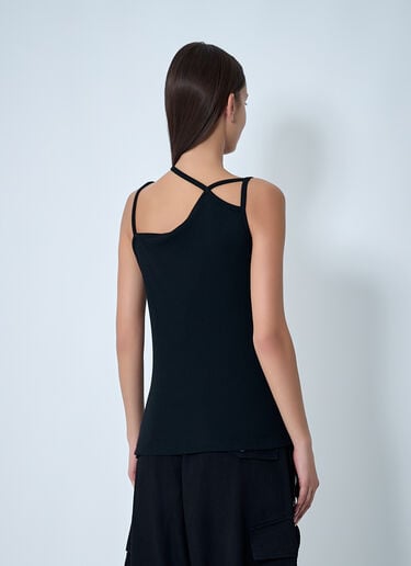 Yohji Yamamoto String Detail Camisole Black yoy0262024