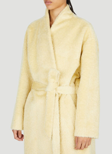 Isabel Marant Caliste Wool Coat Yellow ibm0253010