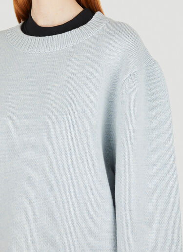 Raf Simons Oversized Knit Sweater  Light Blue raf0248010
