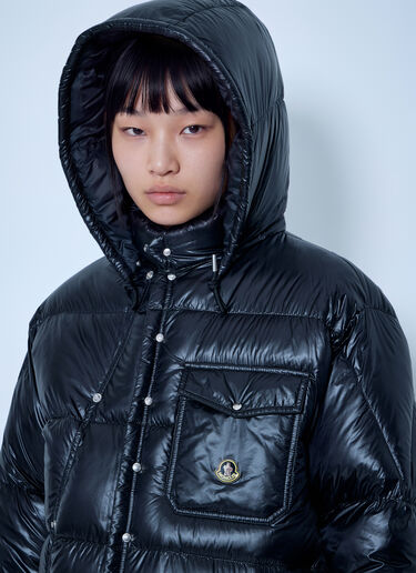 Moncler RE/ICONS カラコルムフード付きショートダウンジャケット ブラック mon0266055