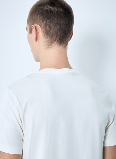 Moncler Logo Print T-Shirt Off white mon0159020