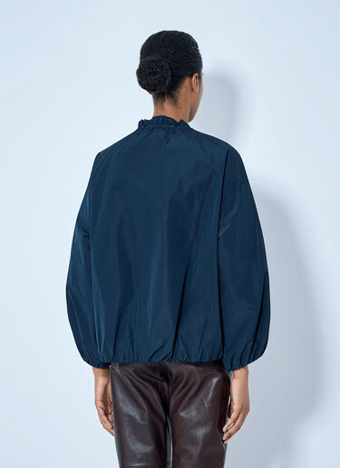 Max Mara Water-Repellent Taffeta Bomber Jacket Navy max0265204
