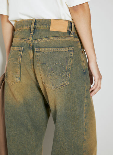 Eytys Benz Rust Denim Jeans Brown eyt0354002