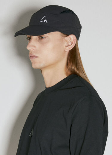 ROA Logo Print Baseball Cap Black roa0154008