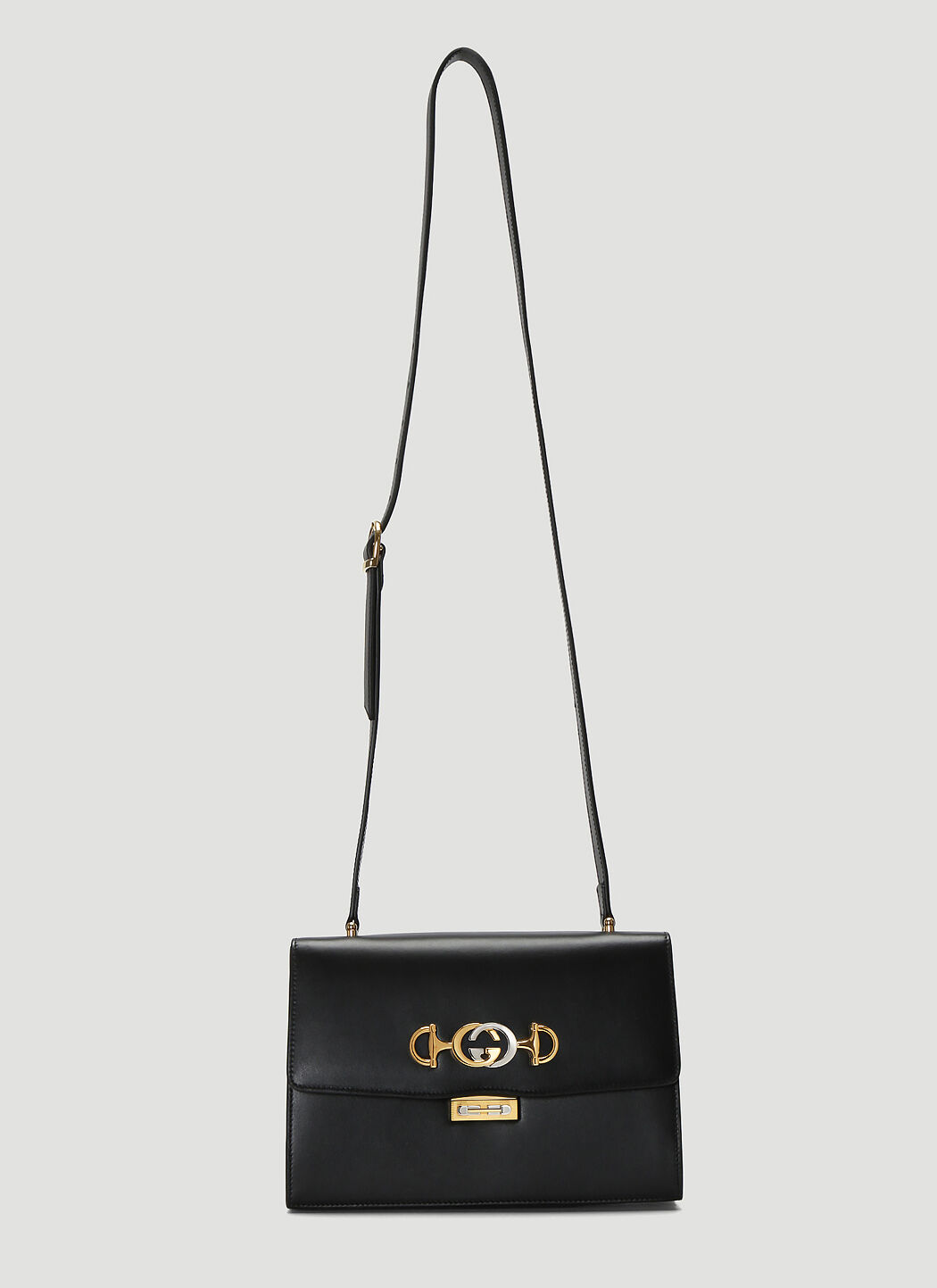 Gucci zumi smooth leather small shoulder bag online