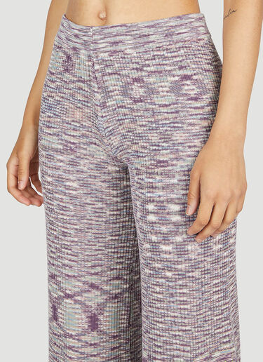 No Problemo Space Dye Knit Pants Aries No Problemo Space Dye Knit Pants Purple ari0252008