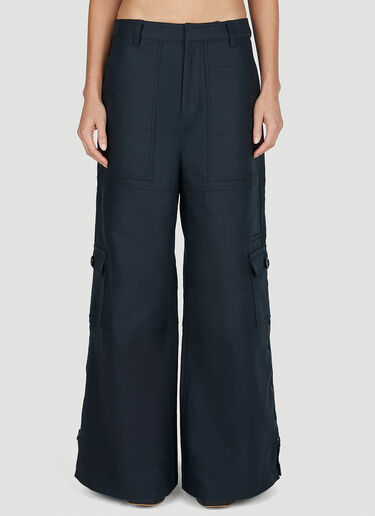 Marc Jacobs Wide Leg Cargo Pants Black mcj0251010