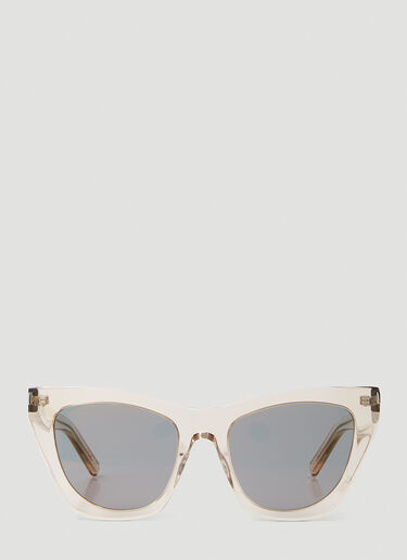 Saint Laurent SL 214 케이트 선글라스 베이지 sla0251203
