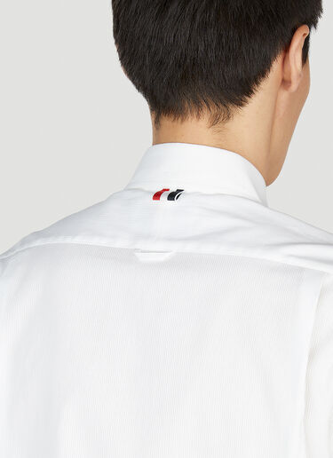 Thom Browne Logo Patch Shirt White thb0152014