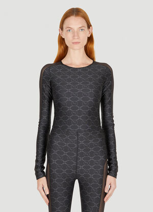 RUNNING ORDER Couture Sport T7 Bodysuit Black run0354002